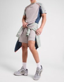 Red Run Activewear Sport Shorts
