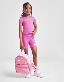 Nike Girls' Ribbed Crew T-Shirt/Shorts Set Children