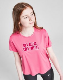 Under Armour Girls' Tech Wordmark T-Shirt Junior