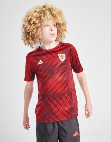 adidas Wales Pre Match Shirt Junior