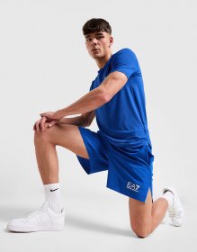 EA7 Emporio Armani Tennis Eagle Poly Shorts