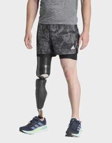 adidas Own The Run Spray Dye 2-In-1 Shorts