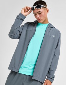 New Balance Full Zip Woven Hooded Trainingsoberteil