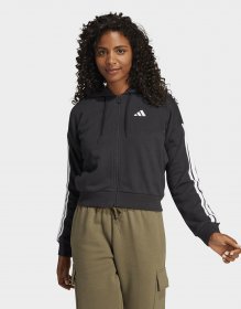 adidas Essentials 3-Streifen French Terry Kapuzenjacke