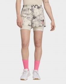 adidas Own The Run Spray Dye 2-In-1 Shorts