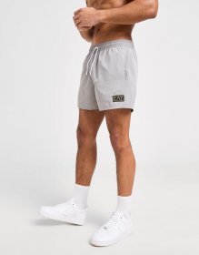 EA7 Emporio Armani Gold Badge Swim Shorts