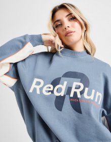 Red Run Activewear Muse Oversized Crew Sweatshirt