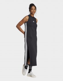 adidas Essentials 3-Streifen Long Racerback Kleid
