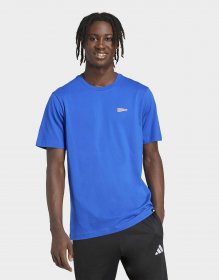 adidas Graphic T-Shirt mit Wimpelmotiv