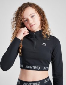 MONTIREX Girls' Icon 1/4 Zip Top Kinder