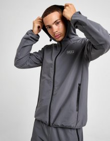 EA7 Emporio Armani Reflective Woven Full Zip Hoodie