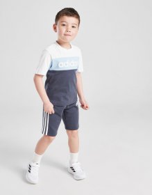 adidas Linear T-Shirt/Shorts Set Kleinkinder