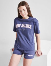 New Balance Girls' Arch Logo Shorts Junior