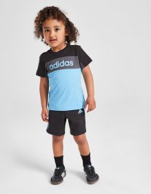 adidas Linear T-Shirt/Shorts Set Babys