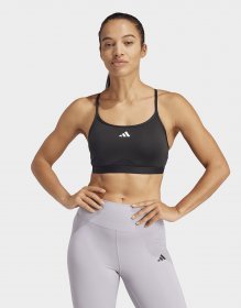 adidas Aeroreact Training 3-Streifen Sport-BH