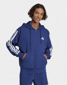 adidas Essentials 3-Streifen French Terry Kapuzenjacke