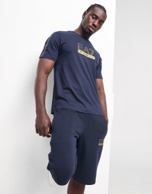 EA7 Emporio Armani Tape Large Logo T-Shirt