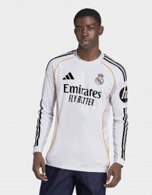 adidas Real Madrid 25/26 Long Sleeve Heimtrikot