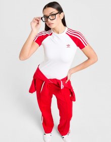 adidas Originals Adicolor 3-Streifen Raglan Slim T-Shirt