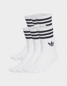 adidas 3-Streifen Crew Socken, 6 Paar