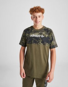 adidas Originals Camo Colour Block T-Shirt Kinder