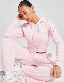McKenzie French Terry Crop Full Zip Hoodie