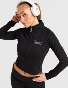 JUICY COUTURE Diamante Fit Full Zip Top
