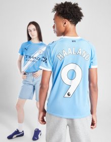 PUMA Manchester City FC 25/26 Haaland #9 Home Shirt Jnr