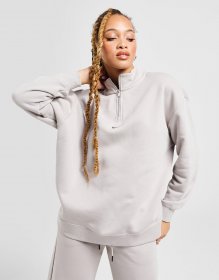 Nike Graphic Swoosh Oversized 1/4 Zip Top