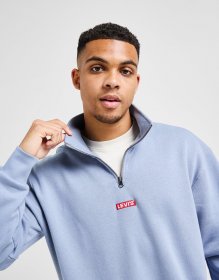 LEVI'S 1/2 Zip Baby Logo Sweatshirt