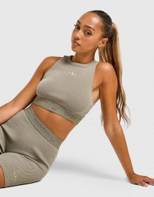 adidas Originals Essentials Washed Rib Crop Top