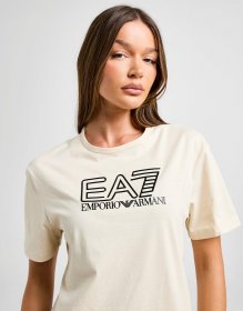 EA7 Emporio Armani Shine Logo Boyfriend T-Shirt