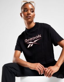 Reebok reebok classics big logo cropped t-shirt