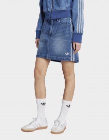 adidas Originals Adicolor 3-Streifen Denim Minirock