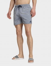 adidas Seersucker Gestreifte Badeshorts 5 Zoll