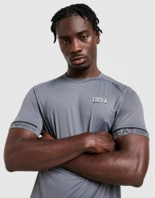 EA7 Emporio Armani Tape Sleeve Poly T-Shirt