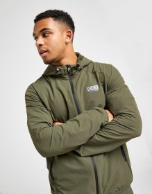 EA7 Emporio Armani Reflective Woven Full Zip Hoodie