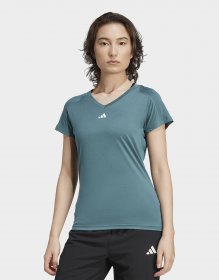 adidas AEROREADY Train Essentials Minimal Branding V-Neck T-Shirt