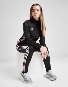 adidas Girls' Poly Full Zip Tracksuit Junior