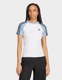 adidas Adicolor 3-Streifen Raglan Slim T-Shirt