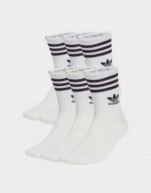adidas 3-Streifen Crew Socken, 6 Paar