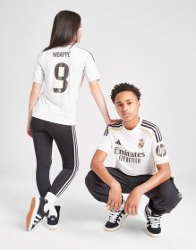 adidas Real Madrid 2025/26 Mbappe #9 Home Shirt Junior