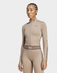adidas Hyperglam Rib Zip Thru Cover Up