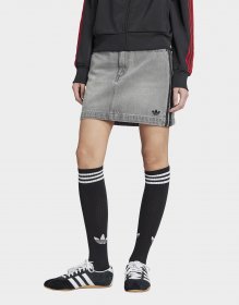 adidas Adicolor 3-Streifen Denim Minirock