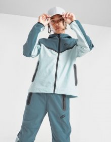 Nike Tech Woven Full Zip Colour Block Jacket Junior