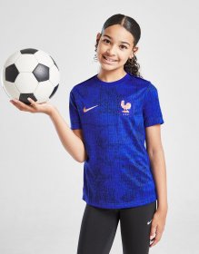 Nike Frankreich WEC 2025 Pre-Match Shirt Kinder