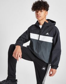 adidas Lightweight Colour Block Hooded Jacke Junior