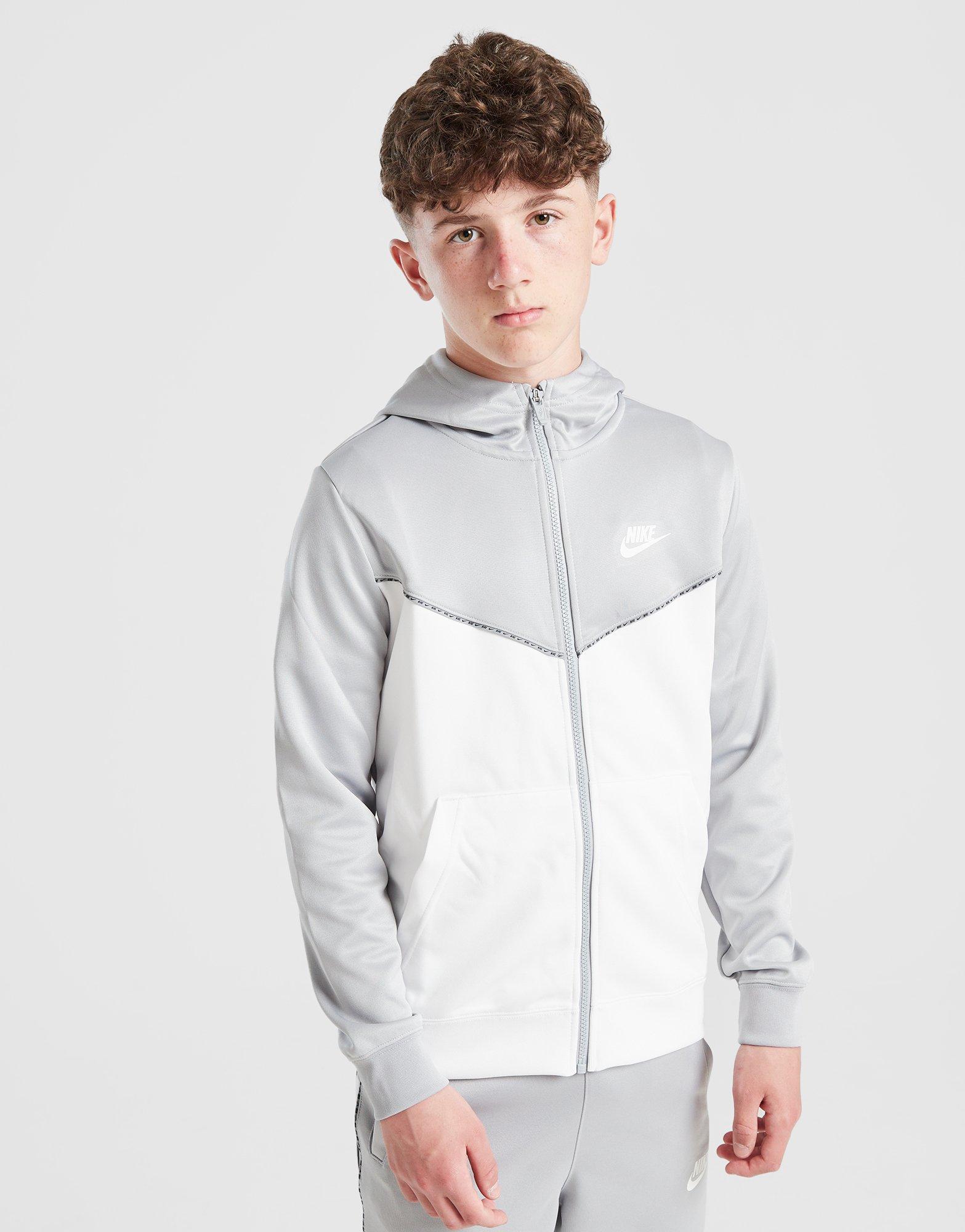 Nike Tape Poly Full Zip Hoodie Kinder