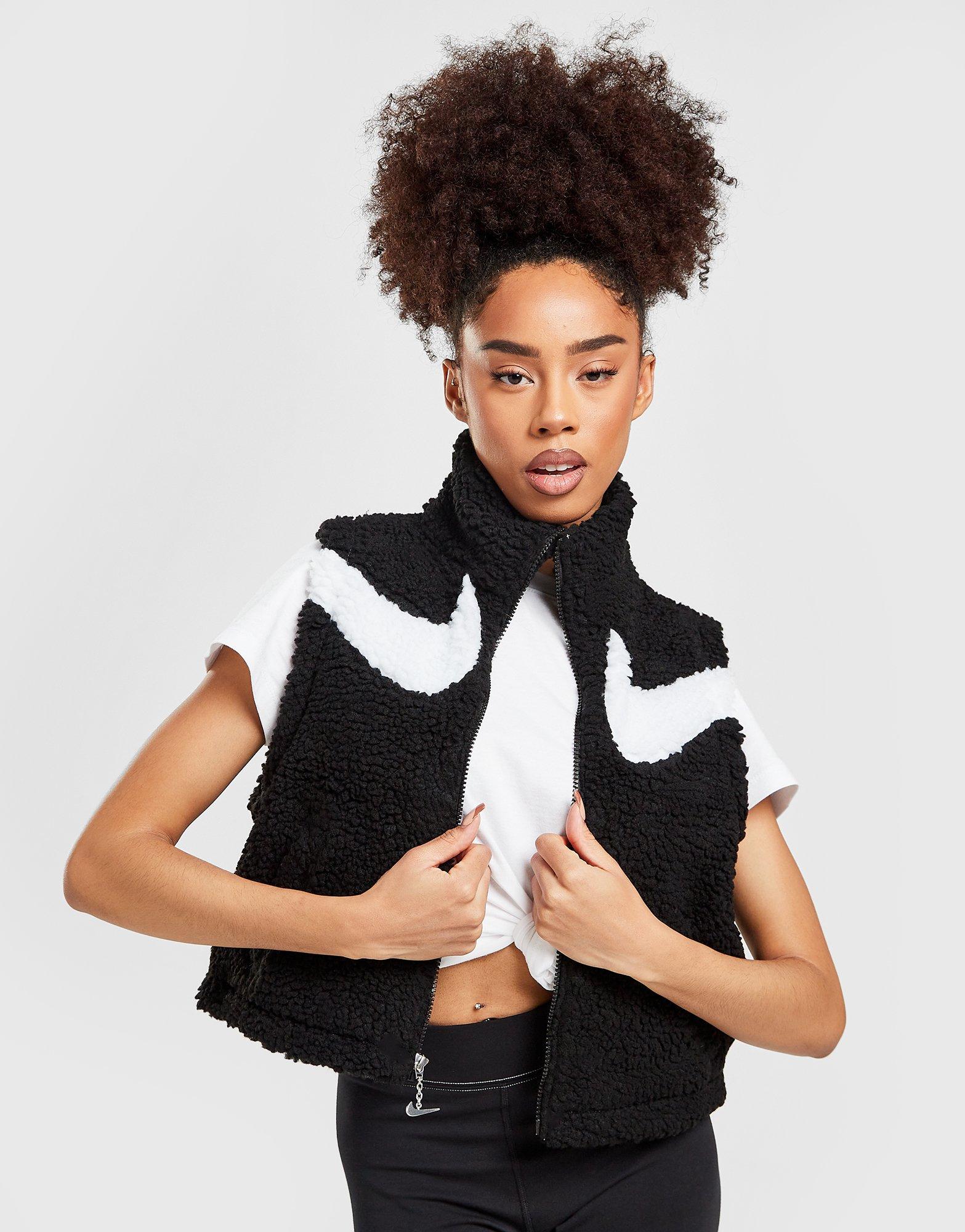 Nike Swoosh Sherpa Weste Damen
