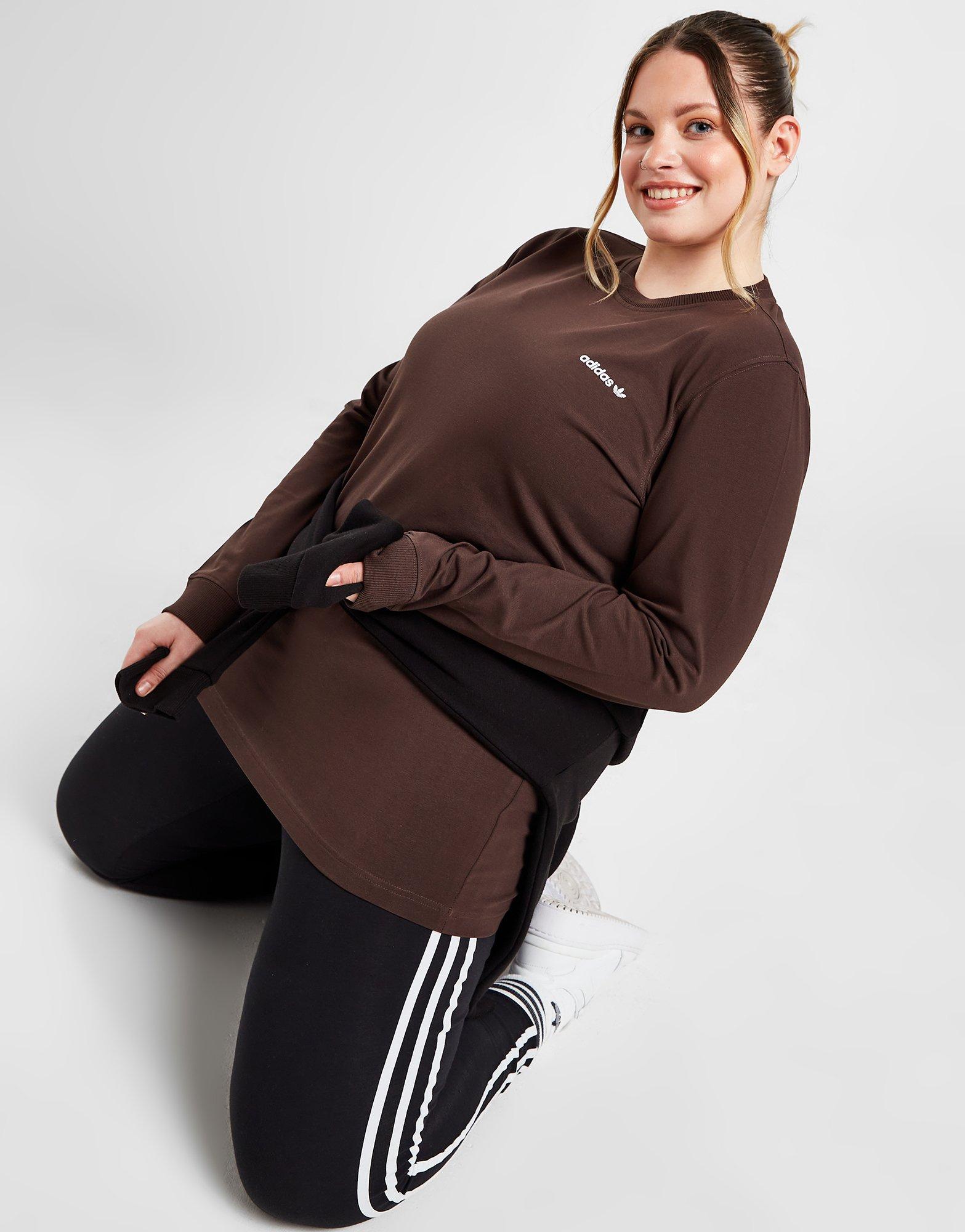 adidas Originals Embroidered Linear Langarmshirt Damen